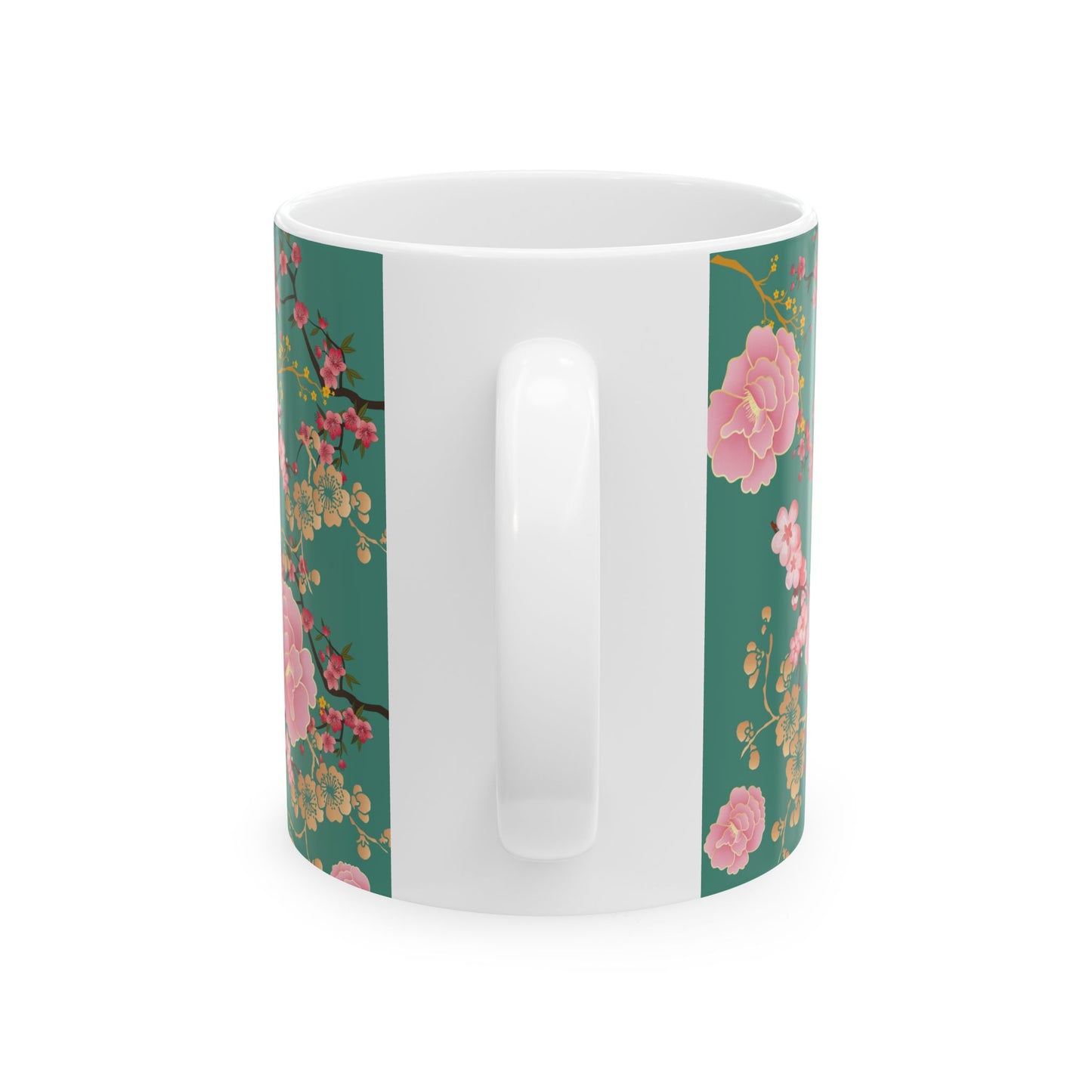 Floral Pattern Ceramic Mug - Perfect Gift for Tea Lovers, Mother's Day, Housewarming, Birthday, or Relaxation