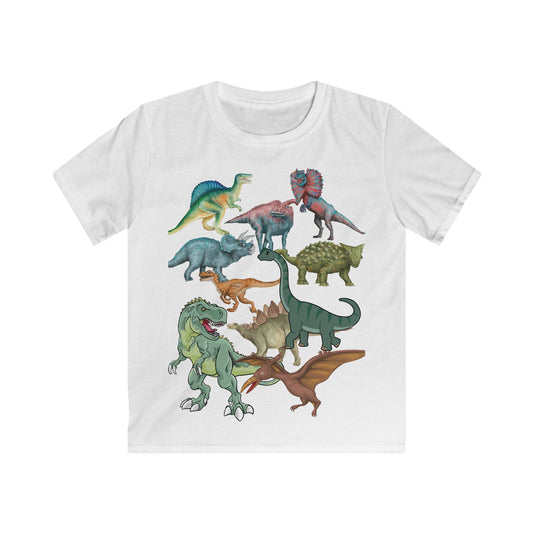 Dinosaur Adventure Kids Tee, Cute Dino T-Shirt, Children's Shirt, Dinosaur-Themed Outfit, Fun Summer Apparel, Birthday Gift for Kids
