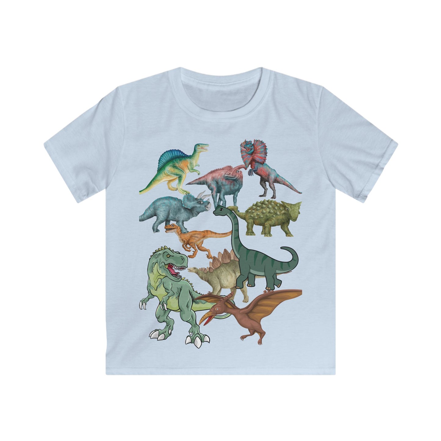 Dinosaur Adventure Kids Tee, Cute Dino T-Shirt, Children's Shirt, Dinosaur-Themed Outfit, Fun Summer Apparel, Birthday Gift for Kids
