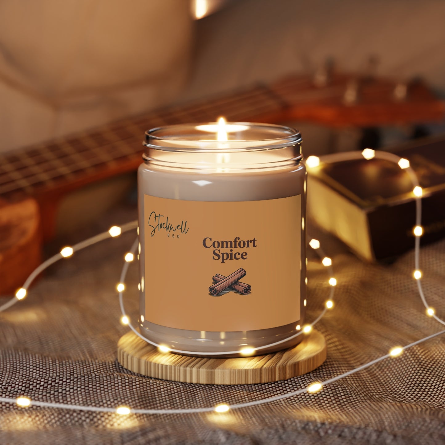 Comfort Spice Scented Candle - Cozy Home Decor, Relaxation Gift, Autumn Scents, Aromatherapy Candle, Holiday Fragrance