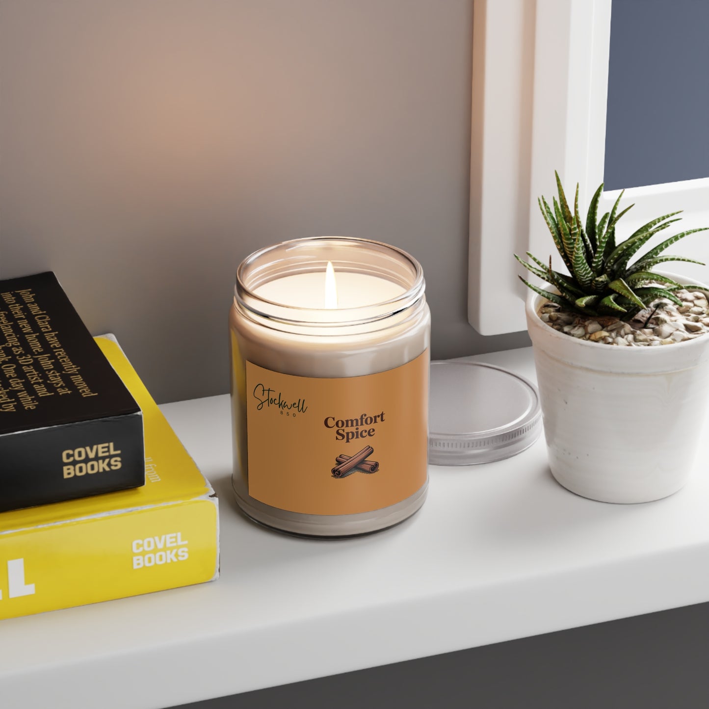 Comfort Spice Scented Candle - Cozy Home Decor, Relaxation Gift, Autumn Scents, Aromatherapy Candle, Holiday Fragrance