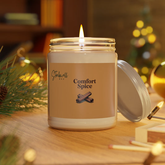 Comfort Spice Scented Candle - Cozy Home Decor, Relaxation Gift, Autumn Scents, Aromatherapy Candle, Holiday Fragrance