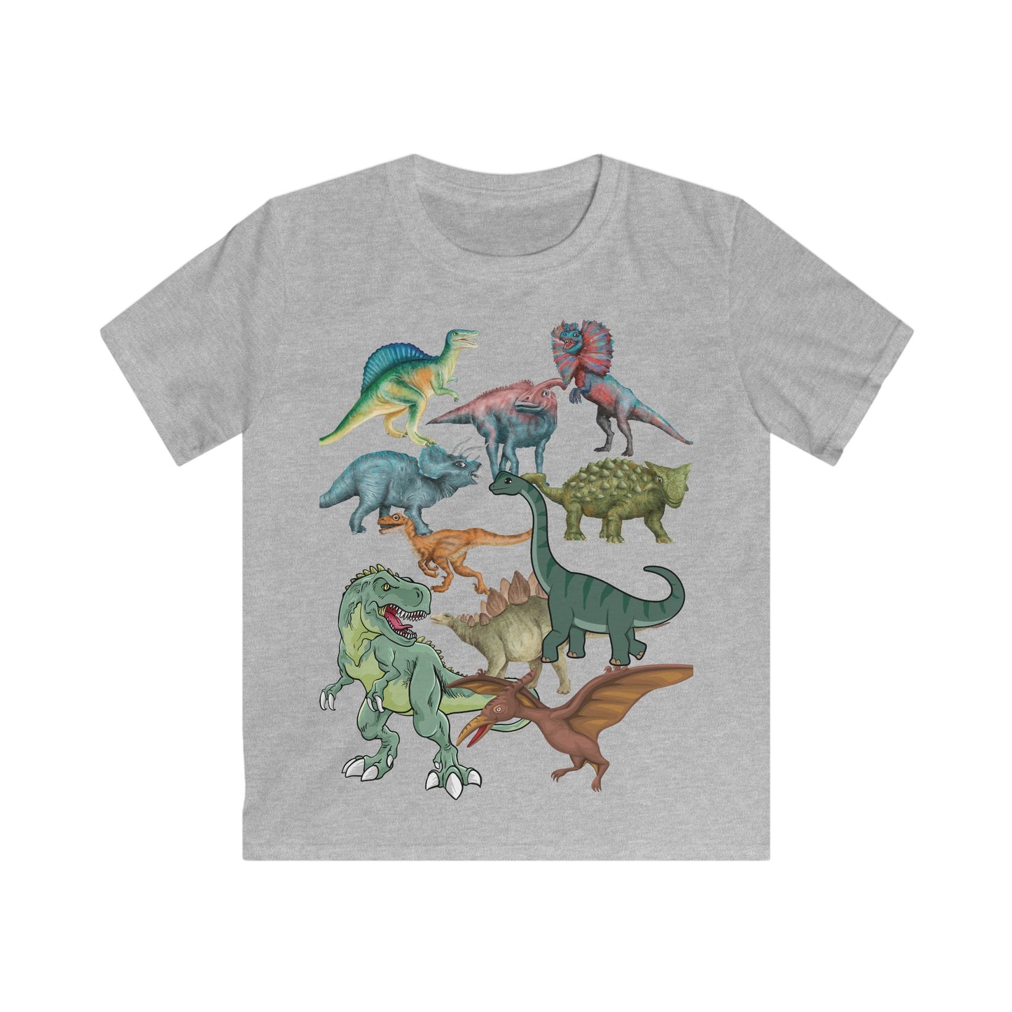 Dinosaur Adventure Kids Tee, Cute Dino T-Shirt, Children's Shirt, Dinosaur-Themed Outfit, Fun Summer Apparel, Birthday Gift for Kids